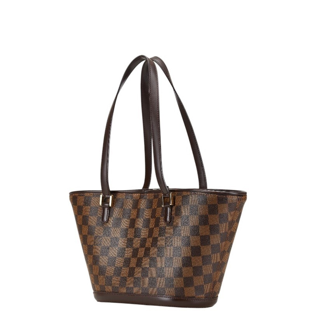 LOUIS VUITTON Brown Damier Leather Shoulder Bag - Picture 2 of 16
